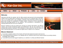 Tablet Screenshot of kargor.com